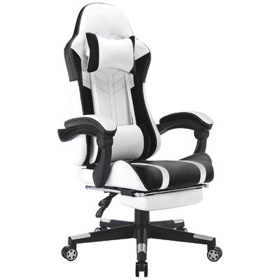 Customized Color High Back Video Ergonomic Racing Metal Type PC Gaming Chair with Footrest