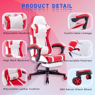 ALINUNU High Back Video Ergonomic Racing PC Gaming Chair with Footrest Customize OEM ODM
