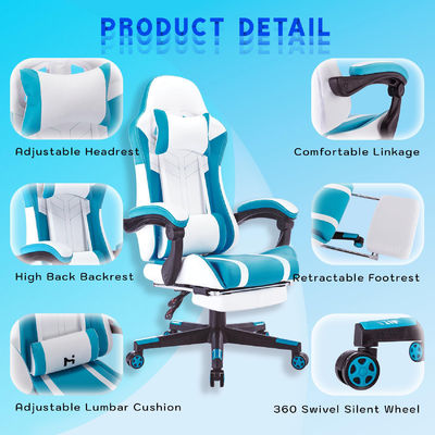 Customized Color ALINUNU High Back Video Ergonomic Racing PC Gaming Chair with Footrest