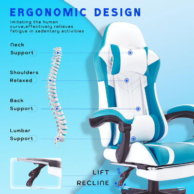 Customized Color ALINUNU High Back Video Ergonomic Racing PC Gaming Chair with Footrest