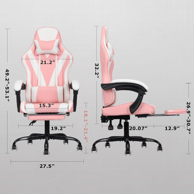 ALINUNU Metal Type metal High Back Video Ergonomic Racing PC Gaming Chair with Footrest