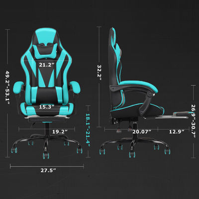 Modern Design High Back Video Ergonomic Racing Gaming Chair with Footrest Affordable