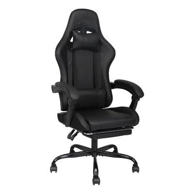 Maximum Weight of 300 Pounds High Back Gaming Chair with Footrest and Recliner Function
