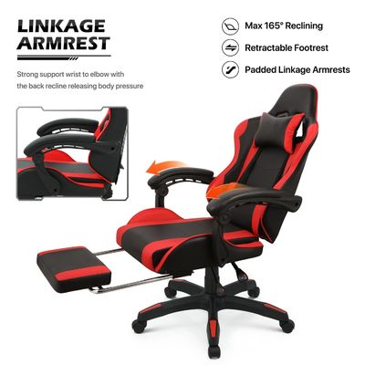 ALINUNU Mail Packing Gaming Chair for Adults Razer Ergonomic Computer Racing Video PC