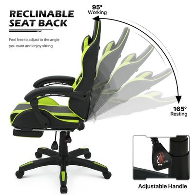 Affordable Home Office Furniture ALINUNU Ergonomic Gaming Chair 25&quot;D x 26.5&quot;W x 42.5&quot;H