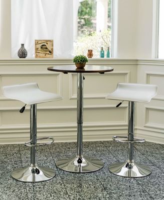 Height Adjustable Modern Swivel Bar Stools for Home Chairs in PU Leather Material