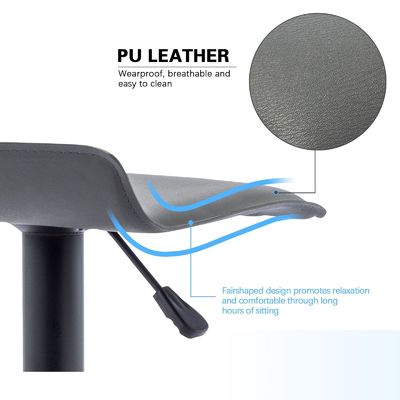 General Modern Swivel Bar Stools PU Leather Airlift Barstools for Commercial Furniture