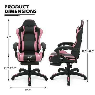 Swivel Chair ALINUNU Ergonomic Computer Racing Video PC Custom Gaming Suitable for Adults