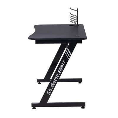 Professional LED Gaming Table PC Desk with Customized Inclined Keyboard Platform