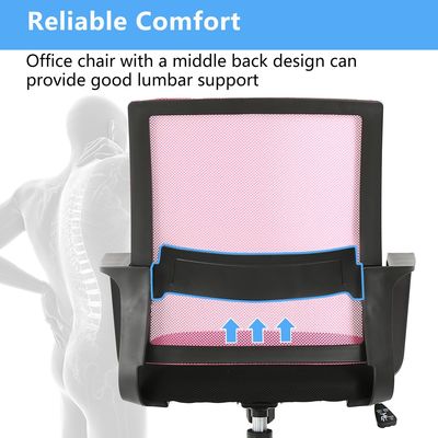 Ergonomic Mesh Office Chair 360 Swivel Height Adjust Recliner Function for Home Office