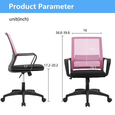 Ergonomic Mesh Office Chair 360 Swivel Height Adjust Recliner Function for Home Office