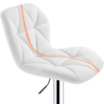 Modern Bar Furniture ALINUNU Counter Stool with Backrest and Adjustable Height