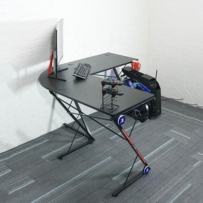 Ergonomic Gaming Table Height Adjustable Gaming Light Desk with L*W*H 1300*500*782mm