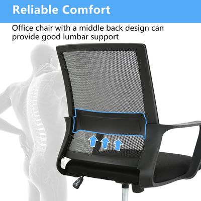 ALINUNU Ergonomic Mesh Computer Office Chair Swivel Modern Desk Chair with Iron Frame