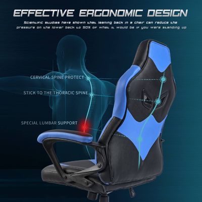 Home Office Furniture ALINUNU Direct Ergonomic Racing Gaming Chair with Lumbar Support