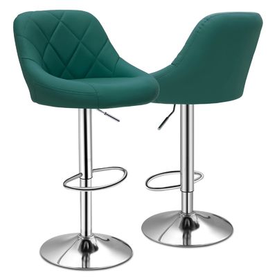 Modern Dining Bar Stool High Chair with Adjustable Counter Height Swivel from ALINUNU