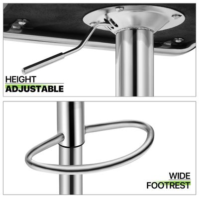 Modern Dining Bar Stool High Chair with Adjustable Counter Height Swivel from ALINUNU
