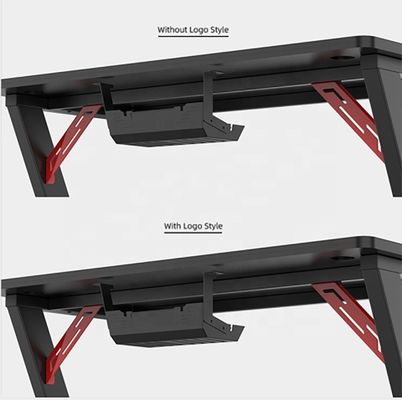 Commercial Furniture Computer Table with RGB Lighting System and Adjustable Design