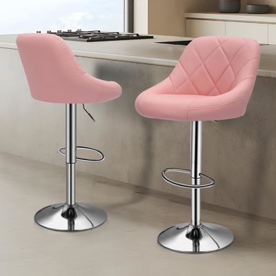 ALINUNU Modern Dining Chairs Bar Pub High Stool with Back Home Bar Item Weight 27.8 Pounds