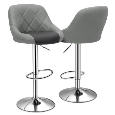 Customized Color High Back Chair for Kitchen Restaurant ALINUNU High Stool Bar Chair