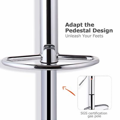 Adjustable Swivel Bar Stool with Back ALINUNU Modern Design Style Commercial Furniture