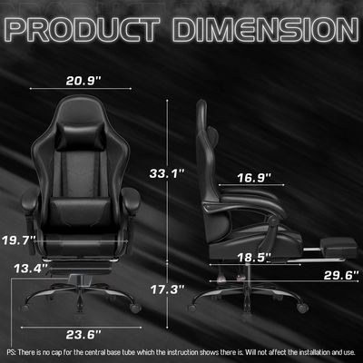Style Swivel Chair with Lumbar Support or Gaming Room ALINUNU Custom Racing Razer