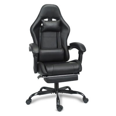 Height Adjustable Gaming Chair with Lumbar Support and Footrest Customized Color