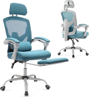 Customized Color Back Mesh Rolling Swivel Mesh Chairs with Wheels Item Weight 34.4 Pounds