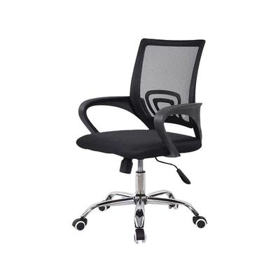 High Density Foam Fabric Seat Mesh Swivel Visitor Chair for Modern Executive Computer