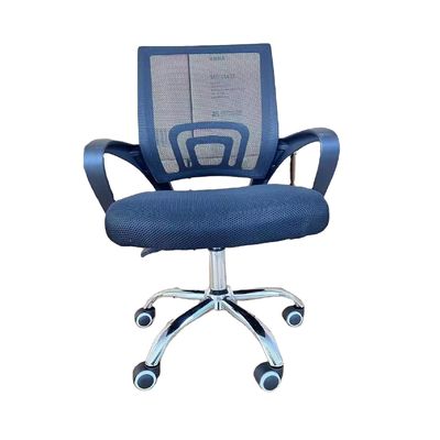 Mesh Silver Base Modern Ergonomic Revolving Office Chair for Improved Work Efficiency
