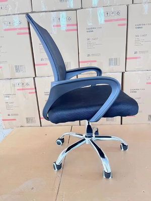 Mesh Silver Base Modern Ergonomic Revolving Office Chair for Improved Work Efficiency