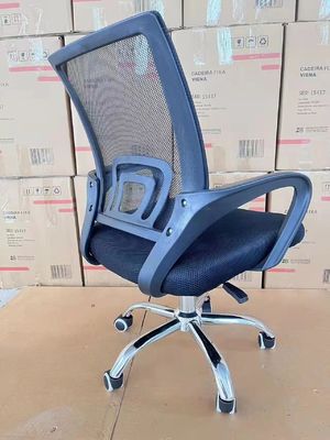 Mesh Silver Base Modern Ergonomic Revolving Office Chair for Improved Work Efficiency