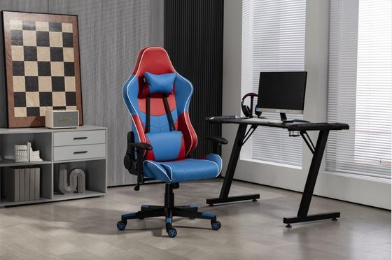 Stay Comfortable During Long Gaming Sessions with High Back Gaming Chair and Footrest