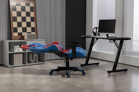 Stay Comfortable During Long Gaming Sessions with High Back Gaming Chair and Footrest