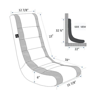 Polyester Fiber Batting Seat Material ALINUNU Gaming Chair Floor for Kids and Teens