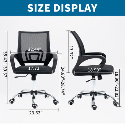 Mail Packing Y Home Office Full Mesh Chair with Lumbar Support and Swivel Function