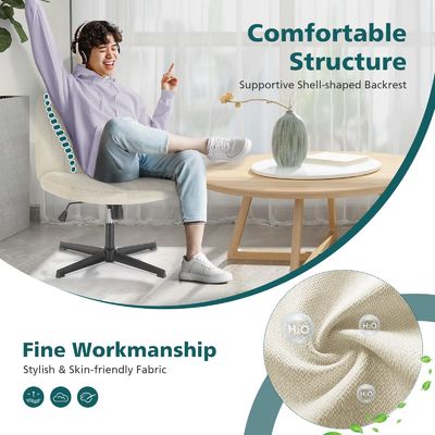 Customized Color Living Room Chair Adjustable Headrest High Back Desk Chair with Flip Arm