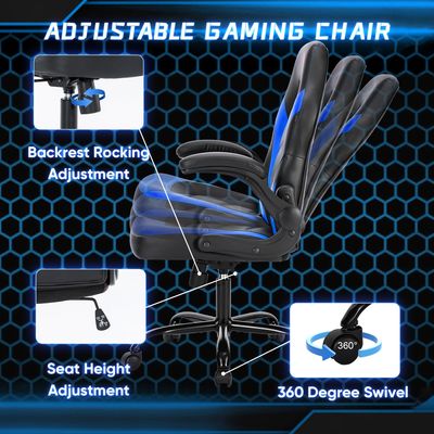 OEM Ergonomic Swivel Gaming Chair for Big and Tall Height Adjustable Video Game Chair