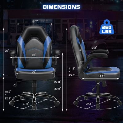 360 Swivel Computer Gaming Chair with Height Adjustment and Recliner Function Offered
