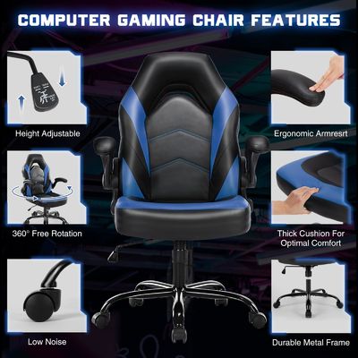 360 Swivel Computer Gaming Chair with Height Adjustment and Recliner Function Offered