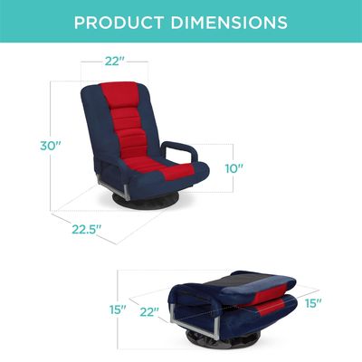 360 Degree Multipurpose Floor Rocker Modern Design and ALINUNU Swivel Gaming Chair