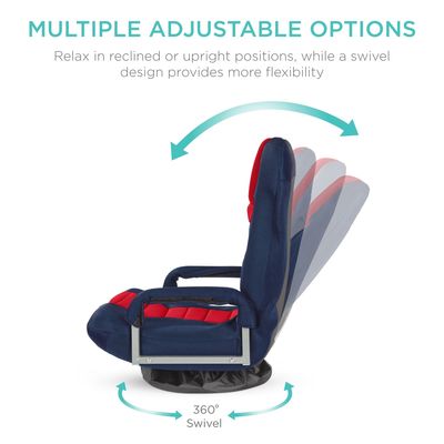 360 Degree Multipurpose Floor Rocker Modern Design and ALINUNU Swivel Gaming Chair