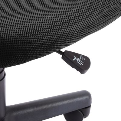 Low Back Computer Desk Chair with Rotating Feature Adjustable Height Mesh Upholstery