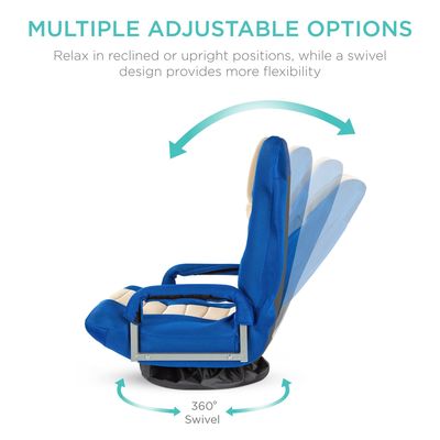 Modern Design ALINUNU Swivel Gaming Chair for TV 360 Degree Multipurpose Floor Rocker