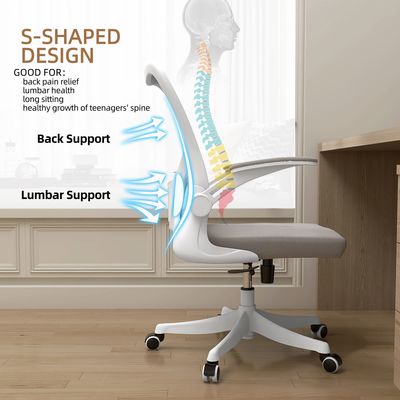 Home Office Desk and Chair Mesh Back Office Chair with Lumbar Support Adjustable Height