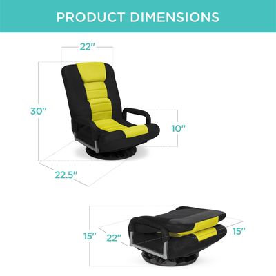 Swivel Gaming Chair 360 Degree Multipurpose Floor Chair Rocker for TV Customized Color