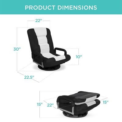 Swivel Chair ALINUNU 360 Degree Multipurpose Floor Chair Rocker for TV 17 Pounds