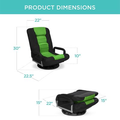 Modern Design 360 Degree Swivel Gaming Chair with Height Adjust and Recliner Function