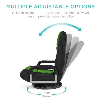 Modern Design 360 Degree Swivel Gaming Chair with Height Adjust and Recliner Function