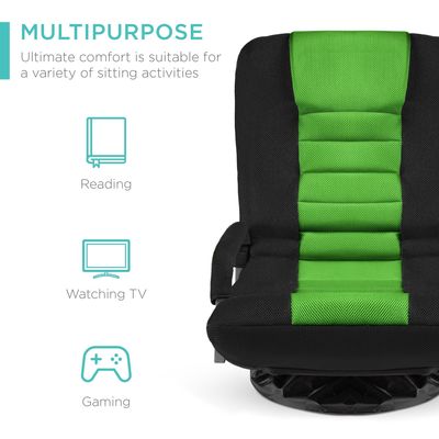 Modern Design 360 Degree Swivel Gaming Chair with Height Adjust and Recliner Function